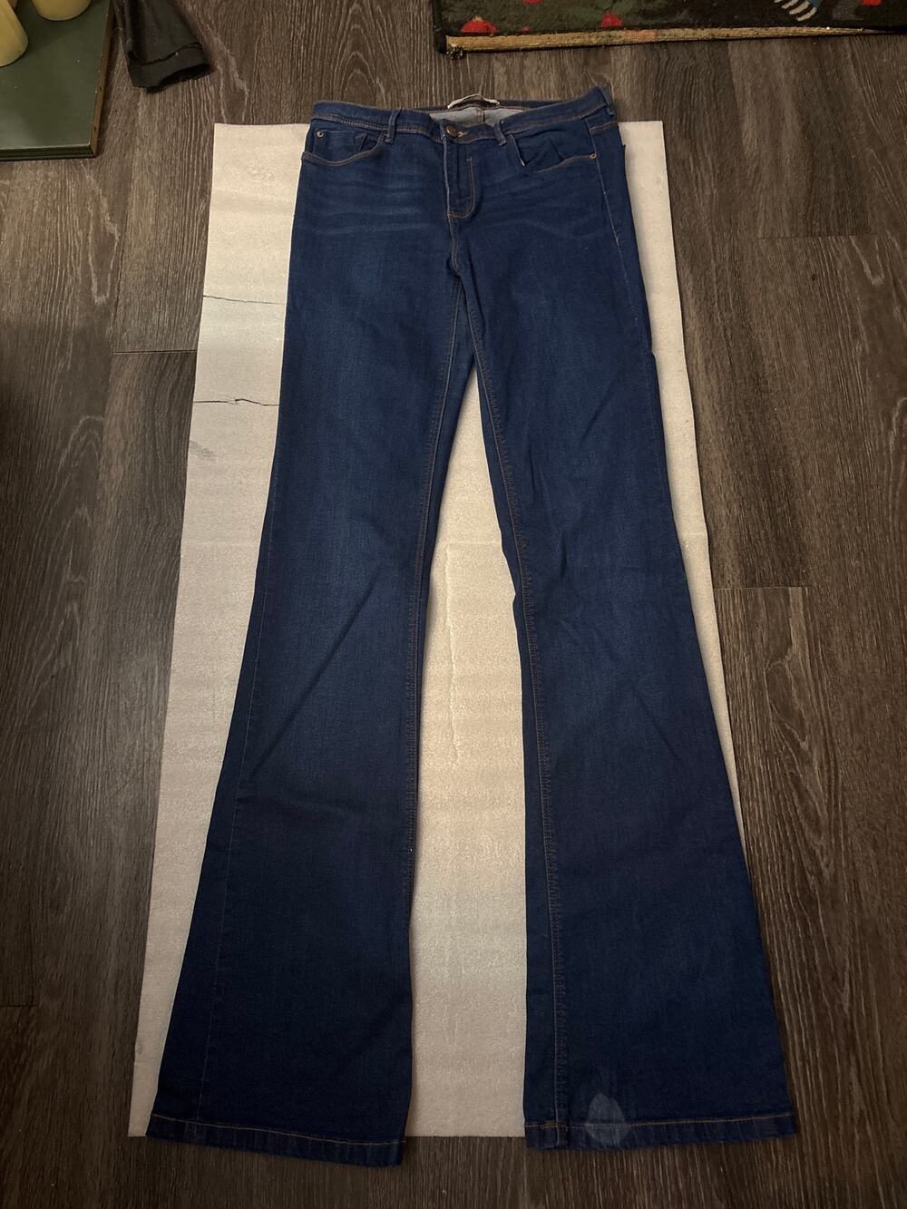 ZARA Trafuluc Denim Makers Flare Jeans 8 Festival 70s Festival Hippie Cosplay